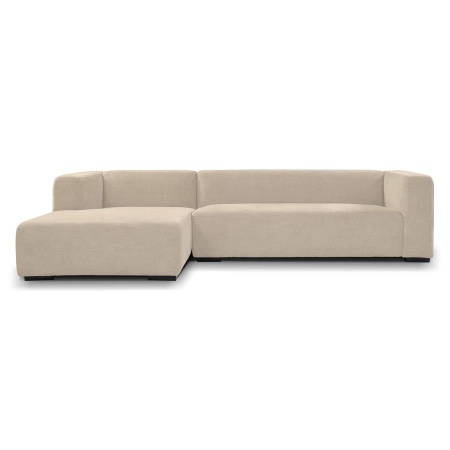 GLASGOW 2 5-AR + CHAISE L - ENJOY 100 CREAM - 311(L) x 164(l) x 71(h)