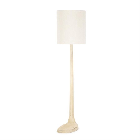 LAMPADAR RINE - LEMN DE MANGO & LINNEN - NATURAL - 45(L) x 45(l) x 183.5(h)