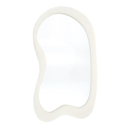 OGLINDA - EVOL - STICLA / MDF SI TESATURA - BEJ - 58(L) x 100(h) x 3.5(l)