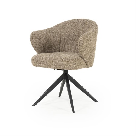 SCAUN CONNOR DONNA - TESATURA SI METAL - MARO - 61.5(L) x 60(l) x 81.5(h) cm