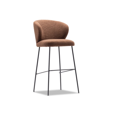 SCAUN DE BAR MILO - LEMN [FSC] / MATERIAL - CULOARE LA ALEGERE - 54(L) x 95/107(h) x 62(l)