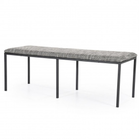 BANCHETA BENCH LAS - POLIESTER / FIER - ANTRACIT - 135(L) x 47(h) x 45(l) - Img 2