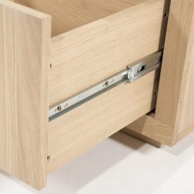 COMODA TV HELSINKI CM - LEMN SI FURNIR DE STEJAR - NATURAL - 200(L) x 42(l) x 45(h) cm - Img 8