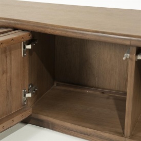 COMODA TV JOSH - LEMN SI FURNIR DE STEJAR - MARO - 180(L) x 42(l) x 43(h) cm - Img 9