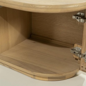 COMODA TV JOSH - LEMN SI FURNIR DE STEJAR - NATURAL - 240(L) x 42(l) x 43(h) cm - Img 9