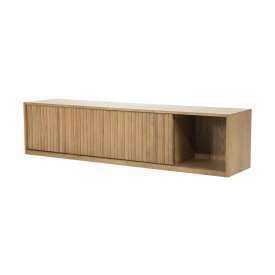 COMODA TV MILO - LEMN SI FURNIR DE STEJAR - MARO - 180(L) x 42(l) x 43(h) cm - Img 8