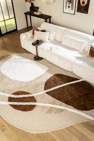 COVOR OGANI - LANA 100% - MULTICOLOR - 240(L) x 1(h) x 340(l) - Img 5