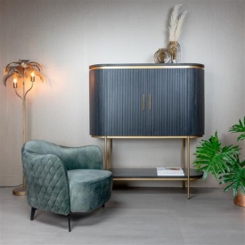 FOTOLIU BONDO - METAL / MATERIAL - NEGRU / VERDE - 80(L) X 72(H) X 75(L) - Img 2