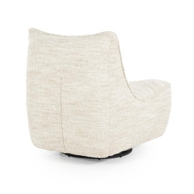 FOTOLIU LOYS BARKLEY - TESATURA, LEMN SI METAL - BEJ - 91(L) x 75(l) x 85(h) cm - Img 7