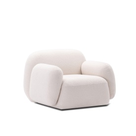 FOTOLIU SAVUTO - METAL / LEMN / MATERIAL 100% POLIESTER - ALB (CULOAREA SE POATE ALEGE) - 95(L) x 72(h) x 83(l) - Img 1