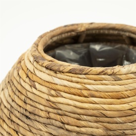 JARDINIERA BENTI MEDIE - PLANTA DE ABACA - NATURAL - 48(L) x 48(l) x 35(h) - Img 3