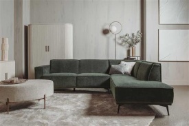 LEEDS 2 5-AL + OTTOMAN R - CITY 355 VERDE STICLA - 268(L) x 217(l) x 81(h) - Img 2