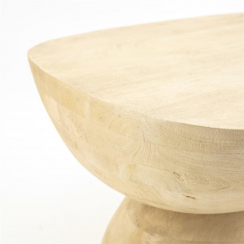 MASA DE CAFEA COBBLE - LEMN DE MANGO [FSC] - NATURAL - 75(L) x 35(h) x 59(l) - Img 4