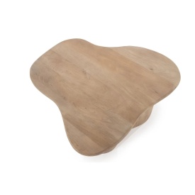 MASA DE CAFEA TOAMNA - LEMN DE MANGO - NATURAL - 75(L) x 75(l) x 38 / 75(L) x 65(l) x 32(h) - Img 2