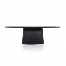 MASA DE DINING - LEMN DE MANGO - NEGRU - 250(L) x 76(h) x 110(l) - Img 1