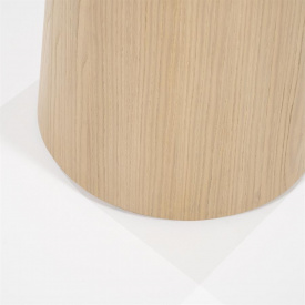 MASA DE DINING NOLA - MDF STEJAR FIN - NATURAL - Ø130 x 76(h) - Img 4