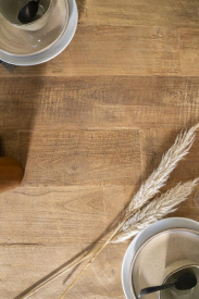 MASA DE DINING TABASSUM - LEMN DE TEC RECICLAT - NATURAL - 260(L) x 78(h) x 100(l) - Img 8