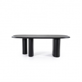 MASA DE DINING WALTER - STEJAR FIN - NEGRU - 220(L) x 76(h) x 100(l) - Img 1