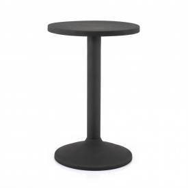 MASA LATERALA DASH MICA - METAL - NEGRU - Ø40.5 x 62(h)