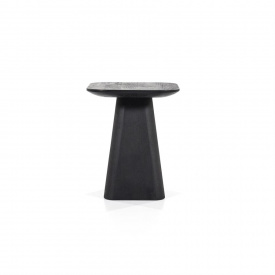 MASA LATERALA - DIN LEMN DE MANGO - NEGRU - 40(L) x 49(h) x 40(l)