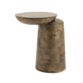 MASĂ LATERALĂ - WOOMBLE - MARO DESCHIS - 40(L) x 34(l) x 47(h) - Img 2