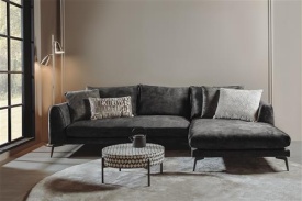 NOTTINGHAM 2 5-AL + CHAISE R - ADORE 029 GRI ANTRACIT - 287.5(L) x 170(l) x 92(h) - Img 2