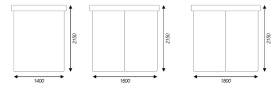 PAT VERSAL BOXSPRING - 160 x 200 CM - 215(L) x 140(h) x 160(l) (cm) - Img 11