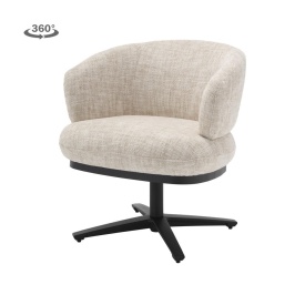 PERCA LOUNGE - ȚESĂTURĂ TED 24 ALB - 71.5(L) x 65(l) x 79(h)