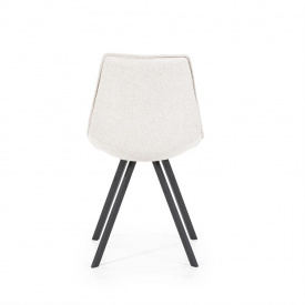 SCAUN BIG BOY - METAL / TESATURA - ALB MURDAR - 50(L) x 86(h) x 63(l) - Img 6