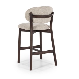 SCAUN DE BAR MIKKY MOON - TESATURA SI STEJAR - TAUPE - 53(L) x 57.5(l) x 97.5(h) cm - Img 5