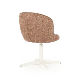 SCAUN ESMEE DONNA - TESATURA SI FIER - ROŞU - 55.5(L) x 64.5(l) x 83(h) cm - Img 7