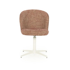 SCAUN ESMEE DONNA - TESATURA SI FIER - ROŞU - 55.5(L) x 64.5(l) x 83(h) cm - Img 12
