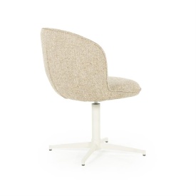 SCAUN ESMEE DONNA - TESATURA SI FIER - TAUPE - 55.5(L) x 64.5(l) x 83(h) cm - Img 8