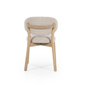 SCAUN MIKKY MOON - TESATURA SI STEJAR - TAUPE - 51(L) x 59.5(l) x 79(h) cm - Img 6