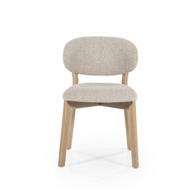 SCAUN MIKKY MOON - TESATURA SI STEJAR - TAUPE - 51(L) x 59.5(l) x 79(h) cm - Img 12