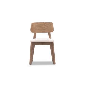SCAUN RUSTIC - LEMN DE FAG [FSC] / TESATURA - CULOARE LA ALEGERE - 46(L) x 80(h) x 48(l) - Img 3