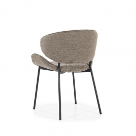 SCAUN TESS SPARK - METAL / LEMN / TESATURA - BEJ - 53(L) x 79(h) x 59(l) - Img 5