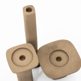 SUPORT LUMÂNARE SQUAND MEDIU - MARO - 9.6(L) x 9.6(l) x 18(h) - Img 2