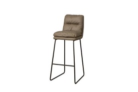 TABURET DE BAR TORO - CABO 387 TAUPE - 48(L) x 65(l) x 110(h)