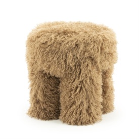 TABURET DOODLY - GRI TAUPE - 40(L) x 40(l) x 43(h) - Img 2