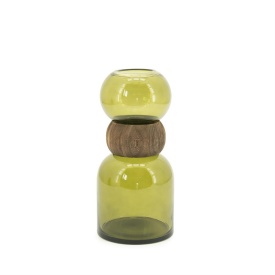 VAZĂ VERRA MEDIU - VERDE - 15(L) x 15(l) x 31.5(h)