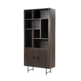 BIBLIOTECA REMI - DIN LEMN DE MANGO [FSC] SI METAL - 96(L) x 200(h) x 37(l) - Img 2