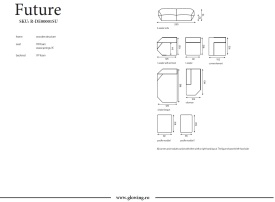 CANAPEA MODULARA FUTURE - (1A+1S+CLA) - 342(L) x 75(h) x 195(l) - Img 2