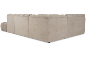 COLTAR NAPOLI "L" CU POUF - (1,5SDA + CE + 1.5S + 1,5O + BP) - 320(L) x 80(h) x224(l) cm - Img 5
