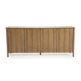 COMODA JAKE - LEMN SI FURNIR DE STEJAR - MARO - 183(L) x 47(l) x 80(h) cm - Img 1