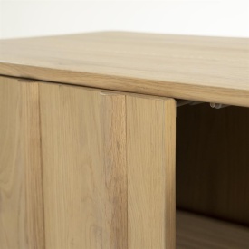 COMODA JAKE - LEMN SI FURNIR DE STEJAR - NATURAL - 183(L) x 47(l) x 80(h) cm - Img 10