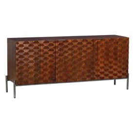 COMODA PAOLA - LEMN DE MANGO [FSC] / METAL - MARO - 170(L) x 75(h) x 45(l)