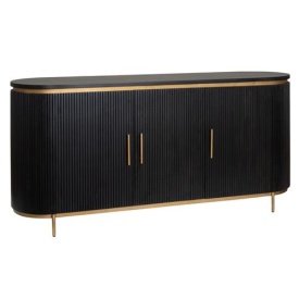COMODA RIVELLO - LEMN DE MANGO [FSC] / METAL - NEGRU / AURIU - 180(L) x 85(h) x 45(l)