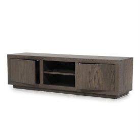 COMODA TV HELSINKI CM - LEMN SI FURNIR DE STEJAR - MARO - 160(L) x 42(l) x 45(h) cm - Img 4