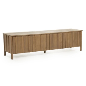 COMODA TV JAKE 4 USI - LEMN SI FURNIR DE STEJAR - MARO - 183(L) x 47(l) x 50(h) cm - Img 5